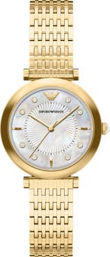 Emporio Armani Archelia Mother-of-Pearl Bracelet Watch, 32mm