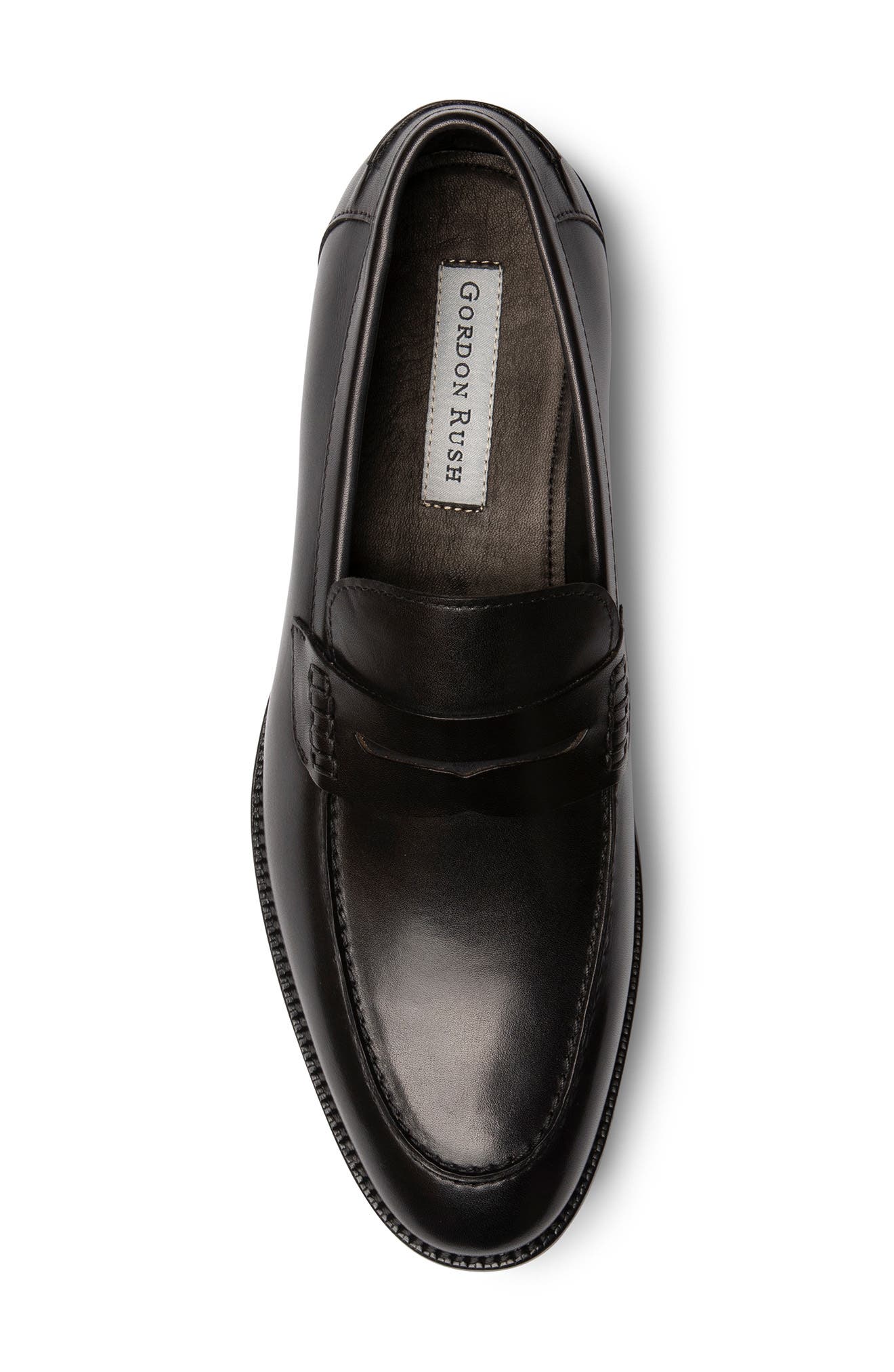Gordon Rush Durbin Penny Loafer, Alternate, color, Black
