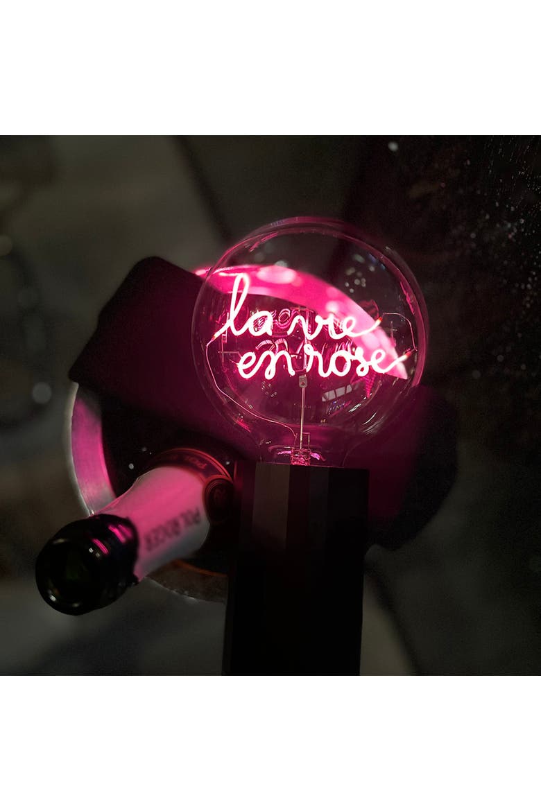 La Vie En Rose Portable Table Lamp, Alternate, color, Pink