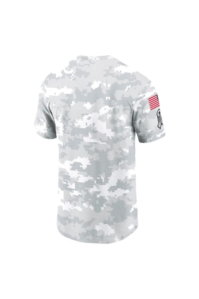 Men's Nike Arctic Camo New York Giants 2024 Salute To Service Performance T-Shirt, Alternate, color, Arctic Camo