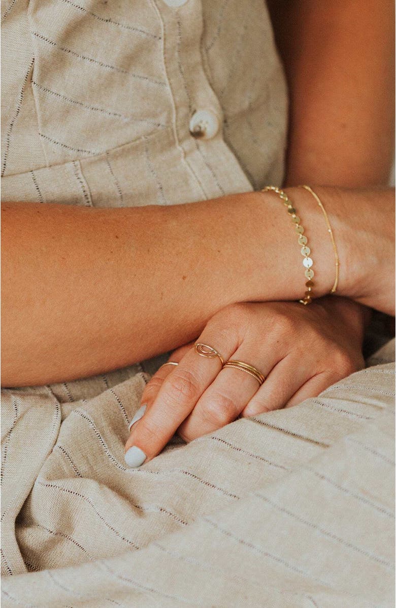 MADE BY MARY Satellite Bracelet, Alternate, color, Gold Filled