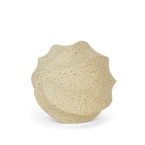 Imani Sculptural Textured Metal Decorative Orb