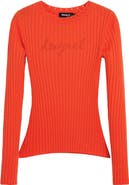 Desigual Long Sleeve Rib T-Shirt
