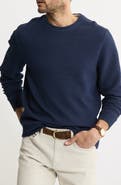 JACHS Textured Knit Crewneck Sweatshirt