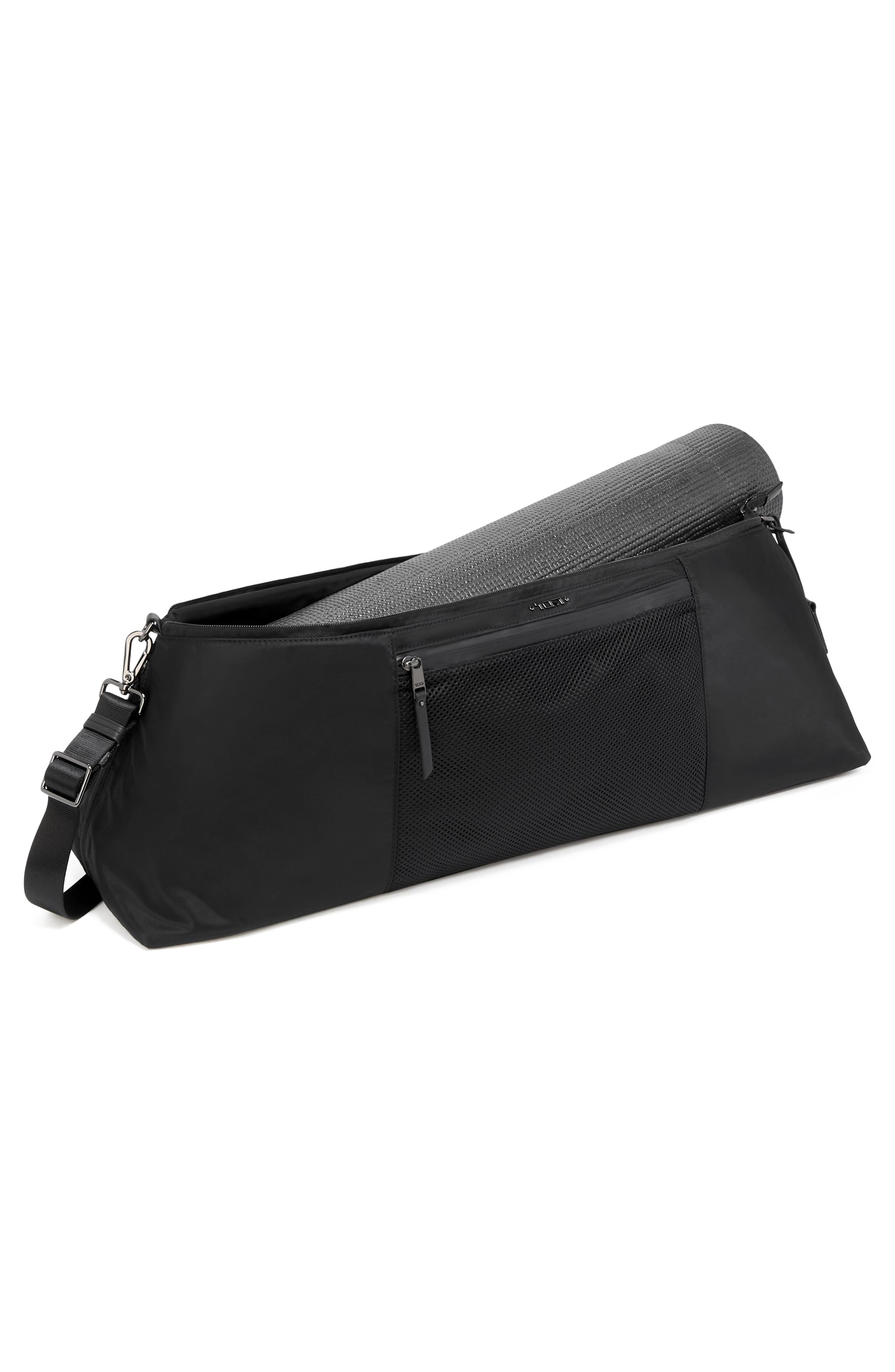 Merida Yoga Sling Tote, Alternate, color, BLACK/ GUNMETAL