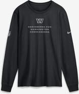 Nike Men's Nike Black Washington Commanders Sideline Bold Arch Star Dri-FIT Long Sleeve T-Shirt