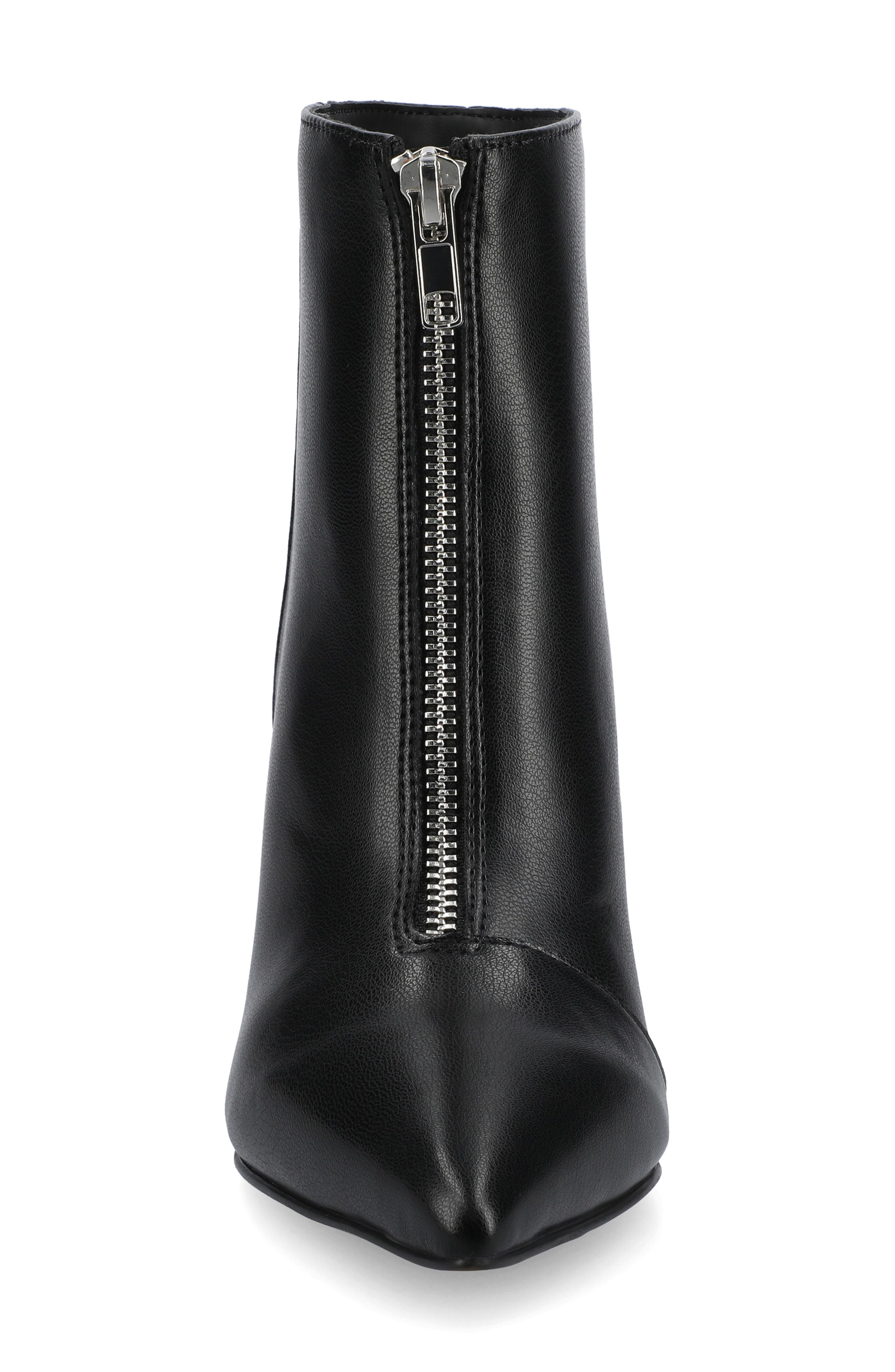 Journee Collection Mayra Front Zip Boot, Alternate, color, Black