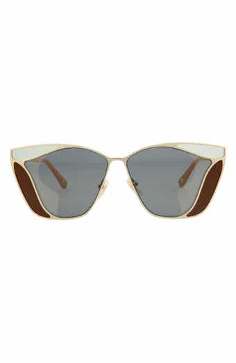 Novelty 59mm Cat Eye Sunglasses