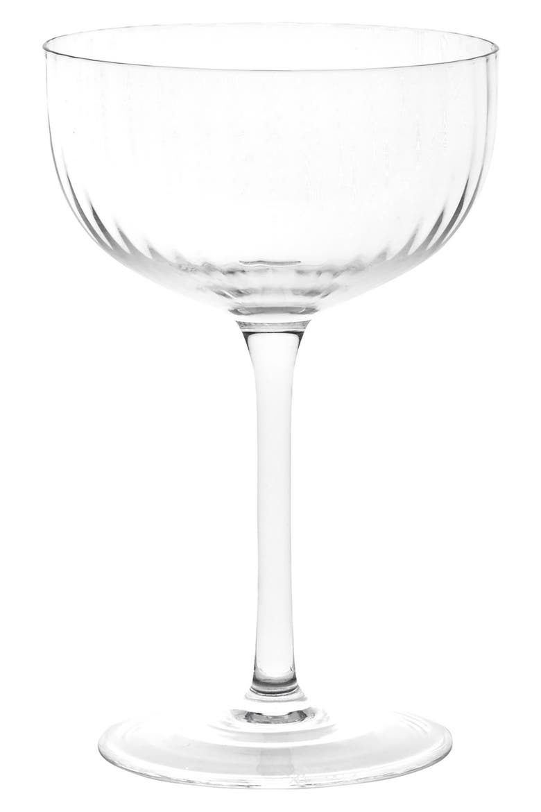 Nell Coupé Glass, Main, color, CLEAR