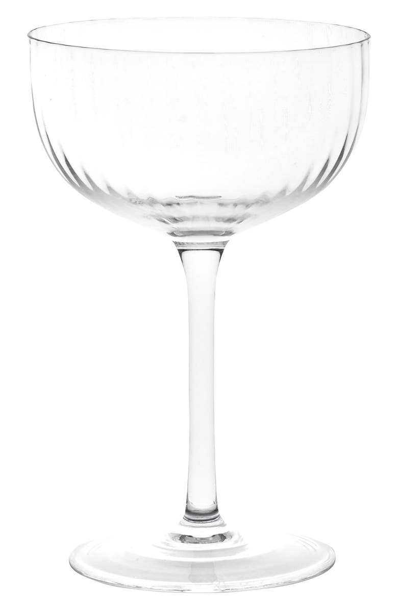 Juliska Nell Coupé Glass, Main, color, Clear