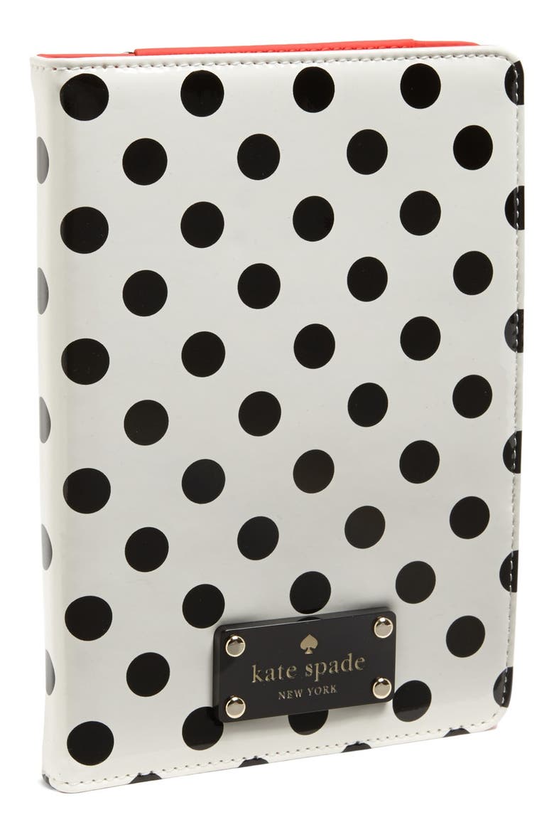 'le pavillion' iPad mini folio, Main, color, CREAM/ BLACK