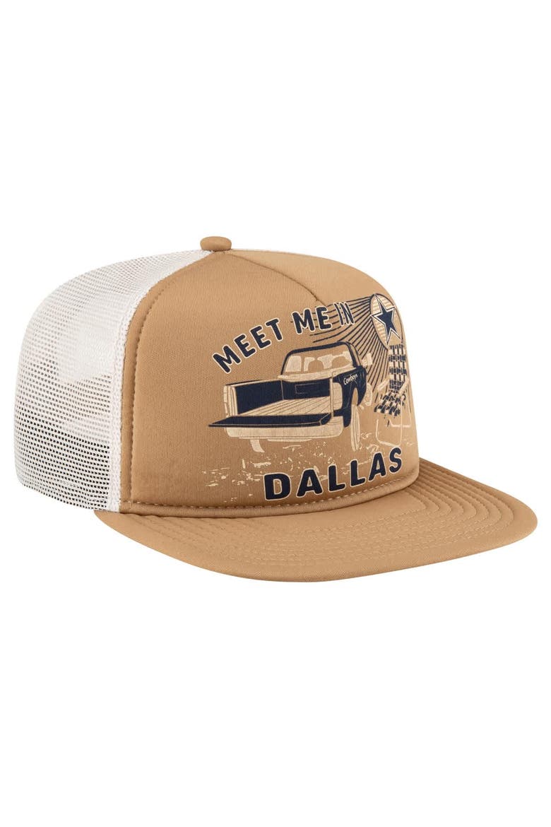 Men's New Era Stone Dallas Cowboys Meet Me 9FIFTY Snapback Hat, Alternate, color, Tan