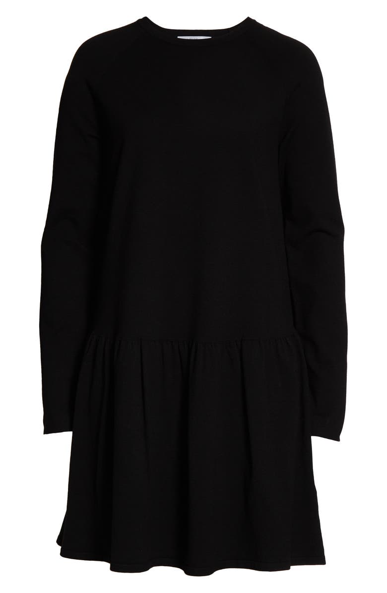 Max Mara Long Sleeve Milano Knit Drop Waist Dress, Alternate, color,