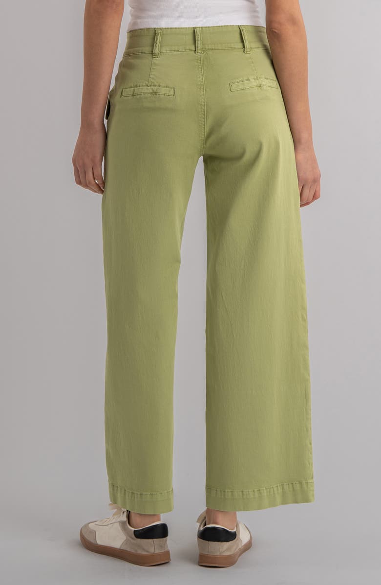 KUT from the Kloth Flap Pocket High Waist Ankle Wide Leg Pants, Alternate, color, 