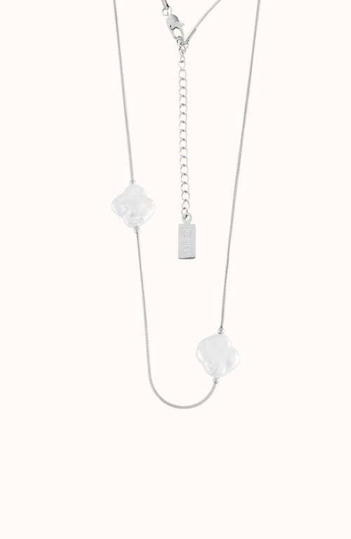 Joiana Jewelry Clover Chain Necklace In Metallic