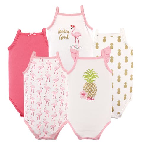Soft Cotton Sleeveless Infant Bodysuits (Baby)