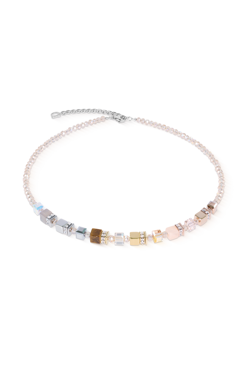 GeoCUBE® Precious Nature Necklace Tricolor Sand, Main, color, Sand
