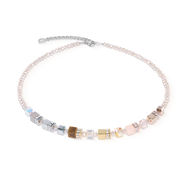 COEUR DE LION GeoCUBE® Precious Nature Necklace Tricolor Sand
