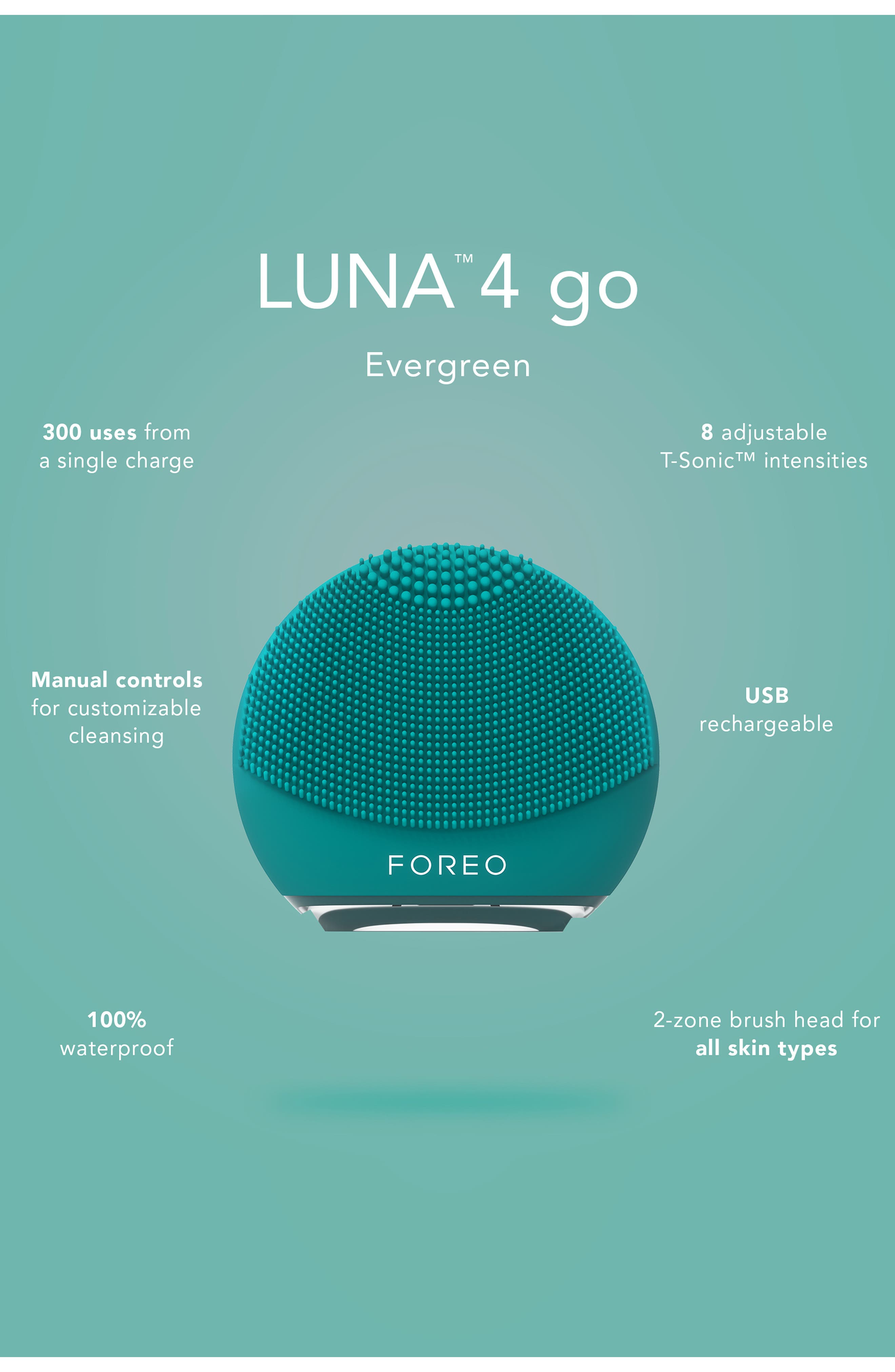 FOREO LUNA 4 go Facial Cleansing & Massaging Device (Women