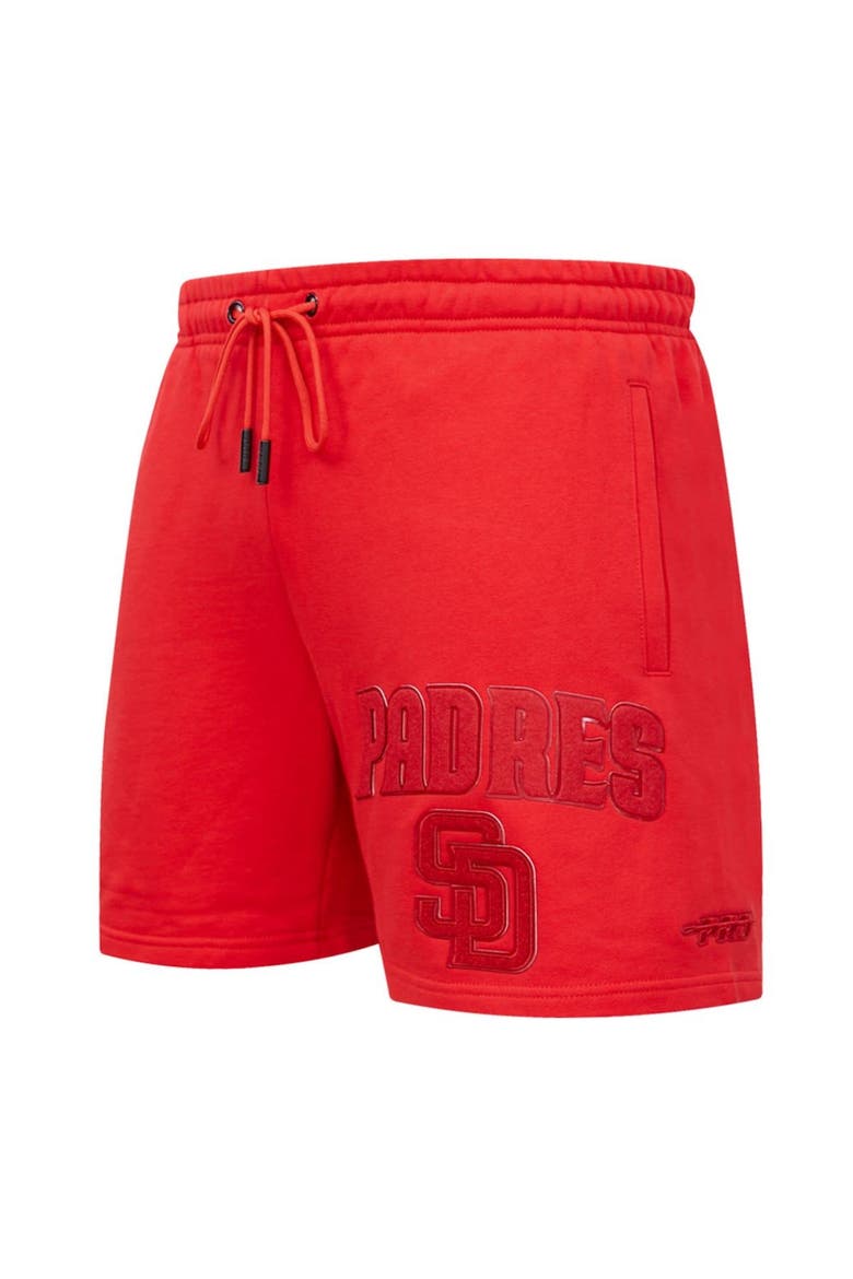 Men's Pro Standard San Diego Padres Triple Red Classic Shorts, Alternate, color, Red
