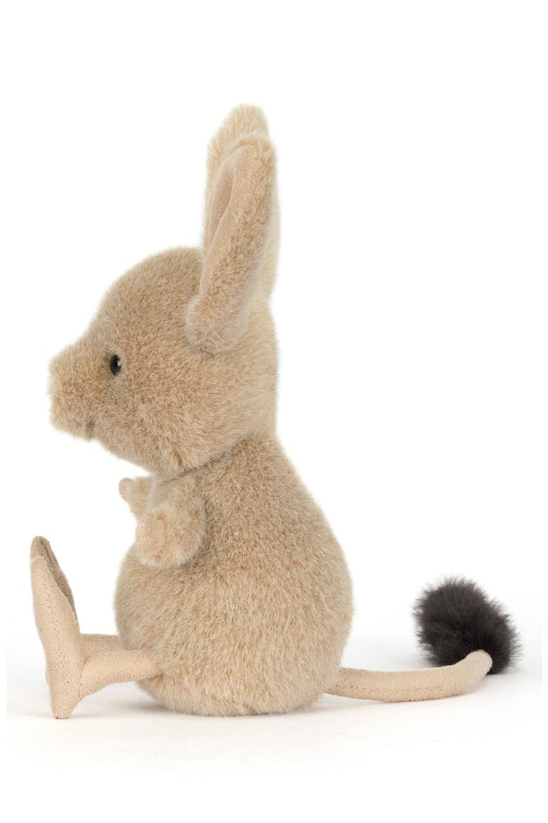 Jerboa Stuffed Animal, Alternate, color, BROWN