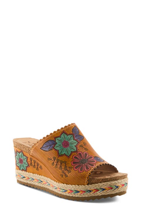 Delraybeach Espadrille Platform Wedge Slide Sandal (Women)