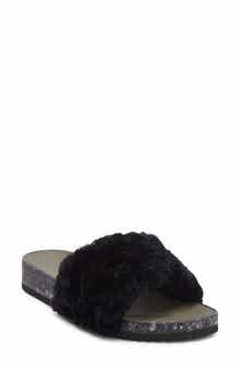 San Ysidro Genuine Shearling Slide Sandal