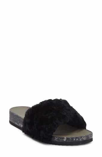 FLEKS San Ysidro Genuine Shearling Slide Sandal