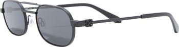 Vaiden 55mm Oval Sunglasses