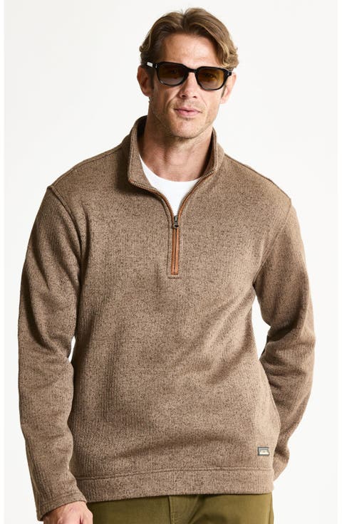 Stretch Sweater Fleece Quarter Zip