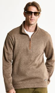 JACHS Stretch Sweater Fleece Quarter Zip