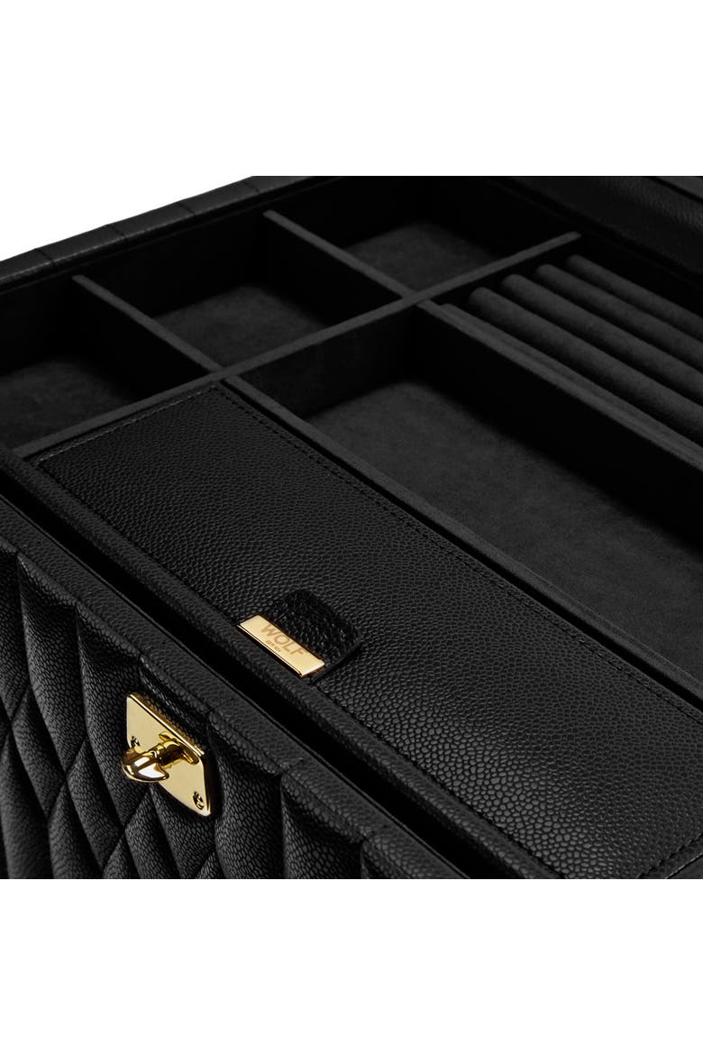 Lauren Extra Large Jewelry Box, Alternate, color, Black