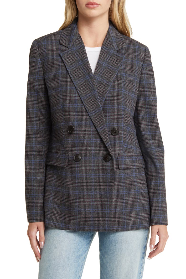 The Rosedale Plaid Blazer, Alternate, color, KYLE MINI GLEN PLAID