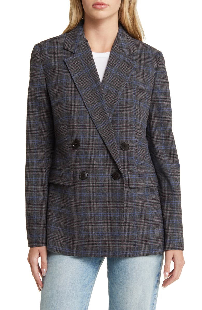 Madewell The Rosedale Plaid Blazer, Alternate, color,