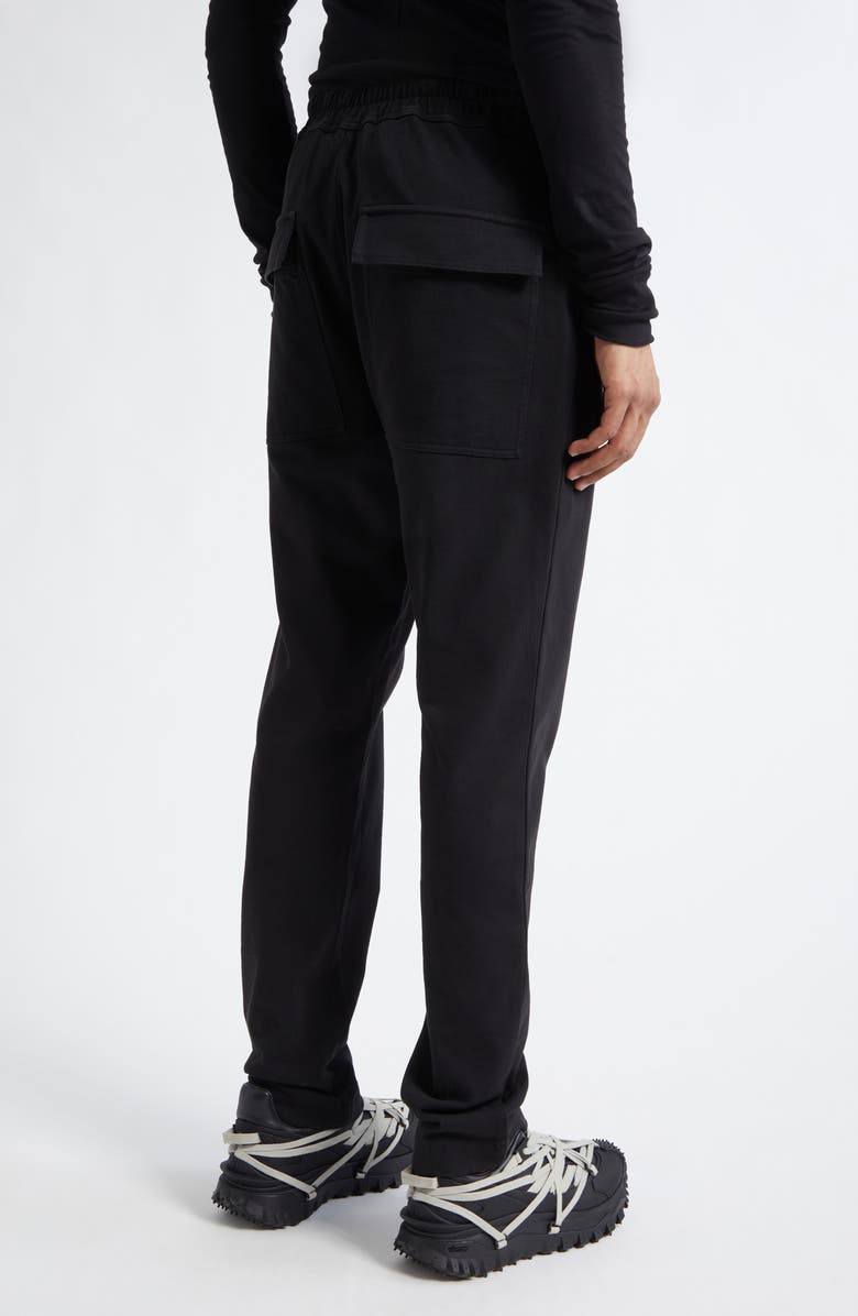 Moncler x Rick Owens Cotton Sweatpants, Alternate, color, Black