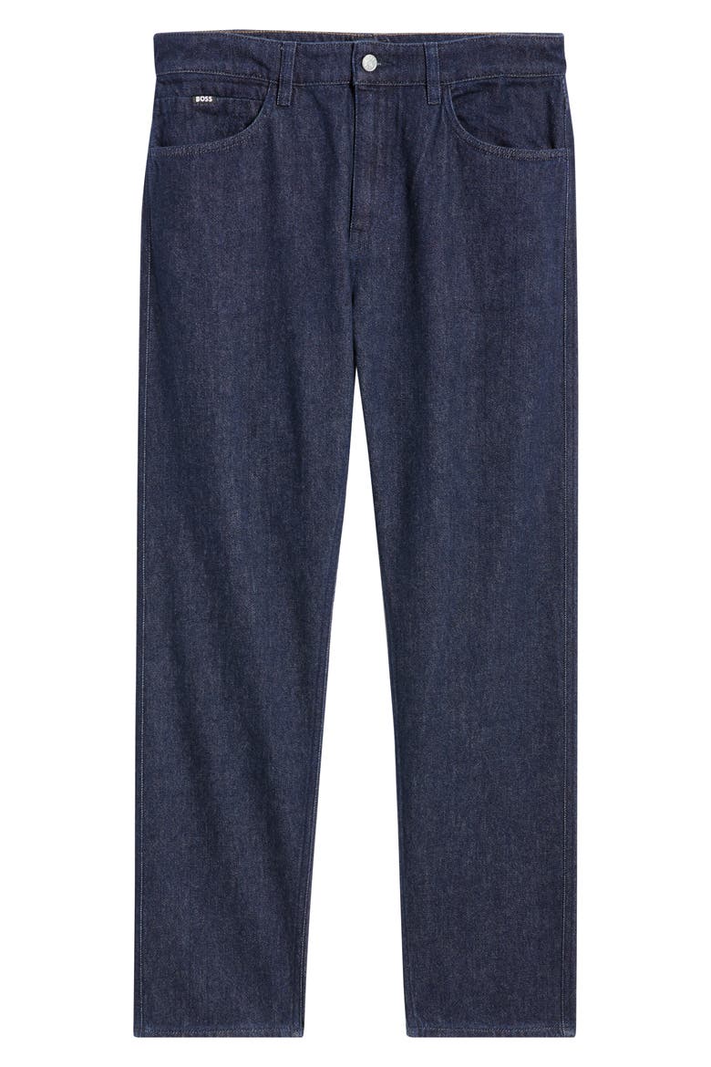 Ogden Straight Leg Jeans, Alternate, color, DARK BLUE