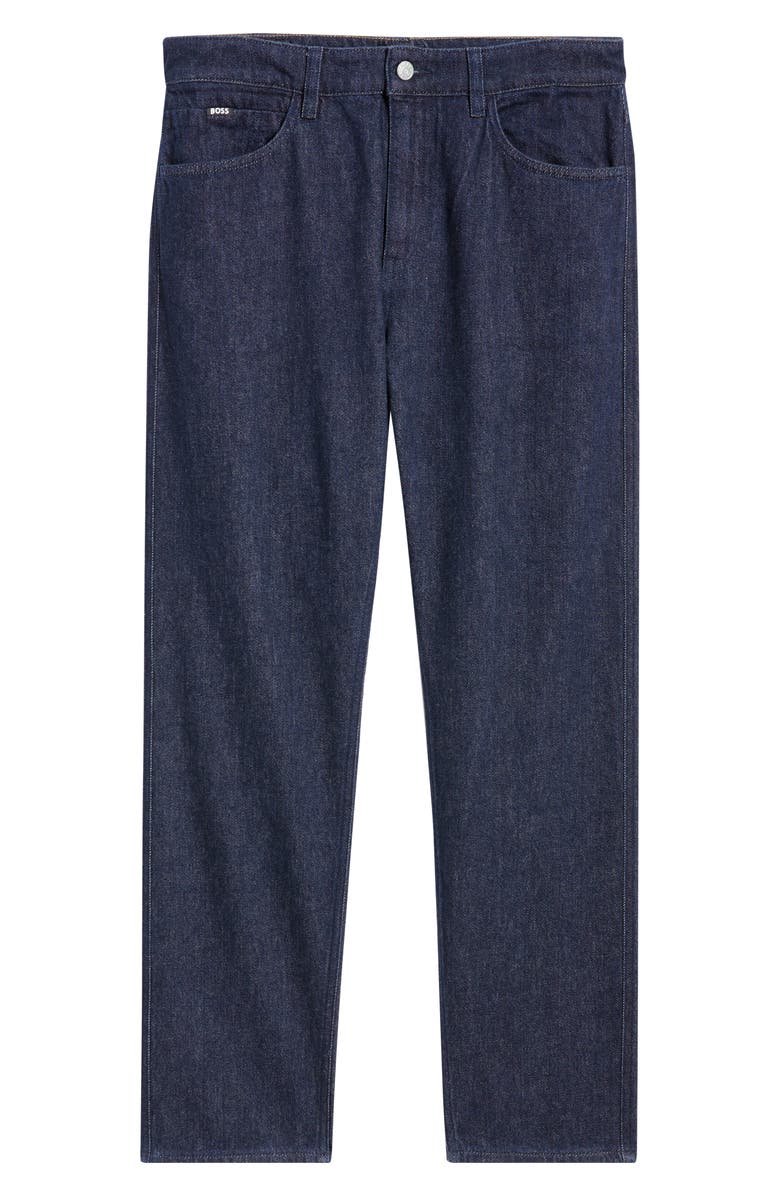 BOSS Ogden Straight Leg Jeans, Alternate, color, Dark Blue