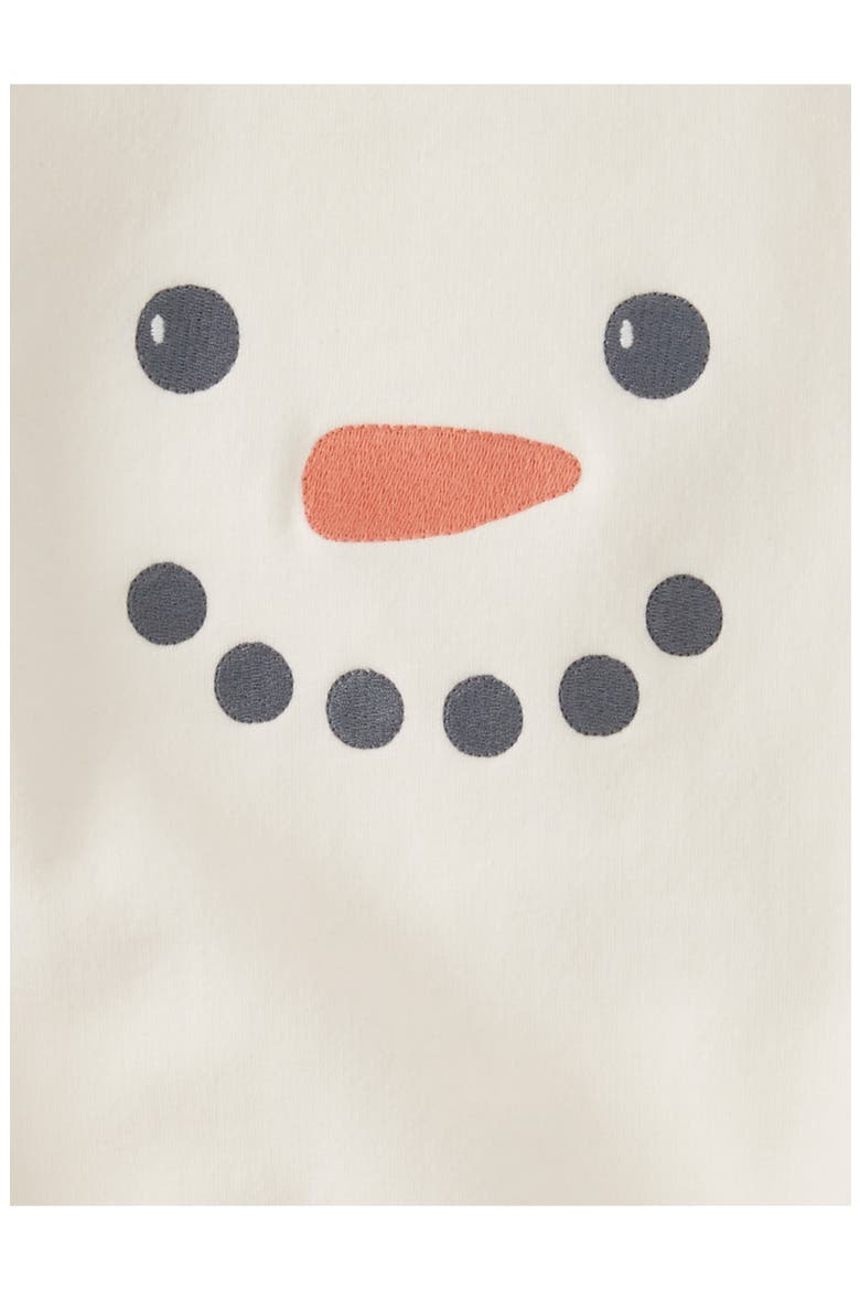 Kids' Snowman Bodysuit, Alternate, color, SNOWMAN