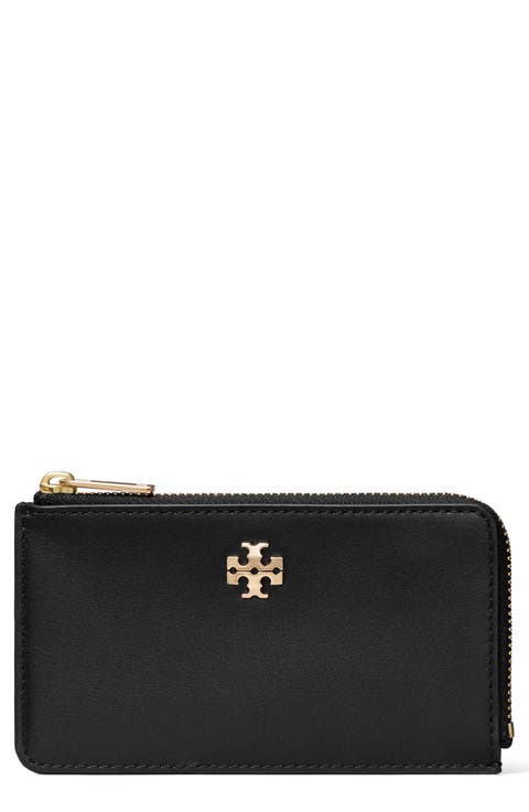 Charlie Zip Leather Card Case