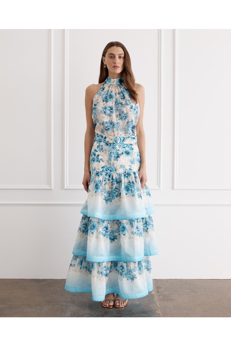 Celeste Maxi Skirt, Alternate, color, Dauphine