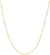 Zoe Lev Paper Clip Chain Necklace