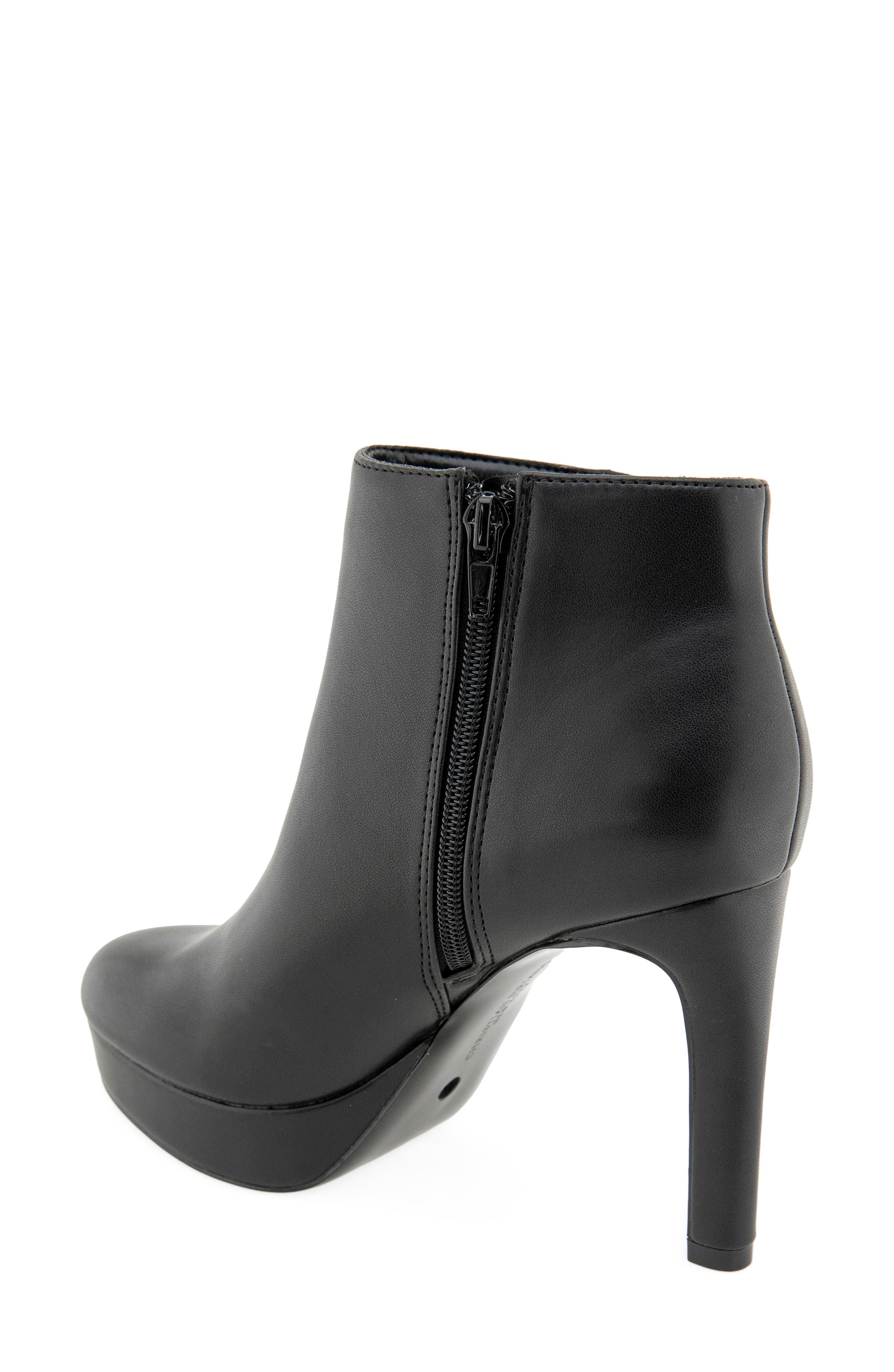 Jeanne Faux Leather Boot, Alternate, color, BLACK PU