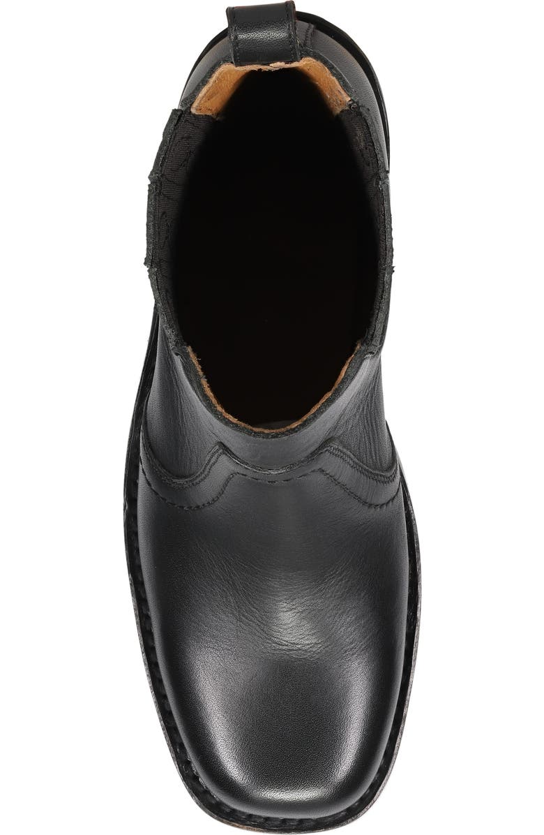 Frye Campus Platform Chelsea Boot, Alternate, color, Black