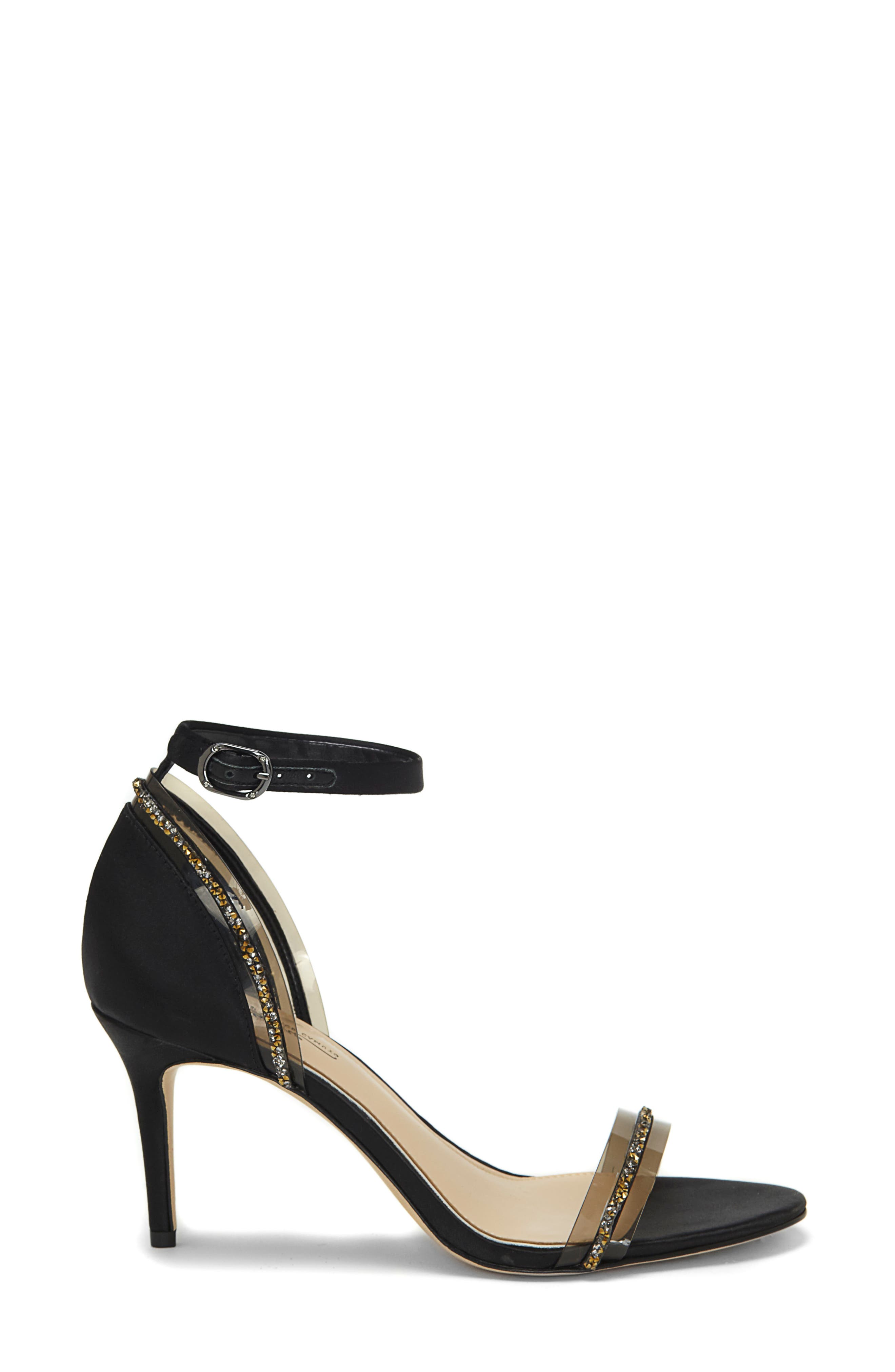 Imagine by Vince Camuto Phillipa Crystal Embellished Clear Sandal, Alternate, color, 