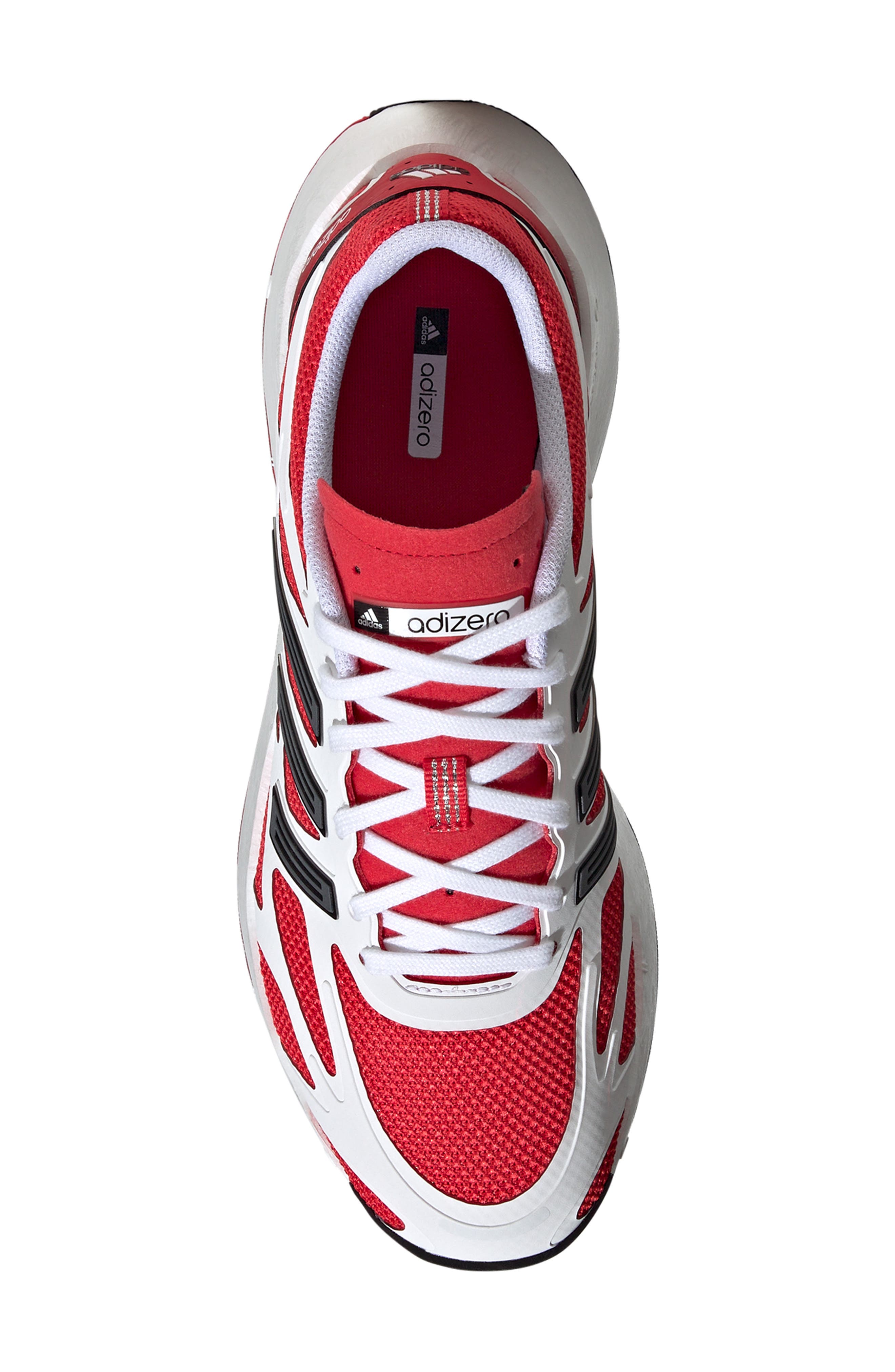 adidas Gender Inclusive Adizero Aruku Sneaker, Alternate, color, White/ Pure Ruby/ Black