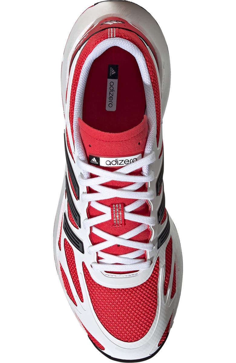 adidas Gender Inclusive Adizero Aruku Sneaker, Alternate, color, White/ Pure Ruby/ Black