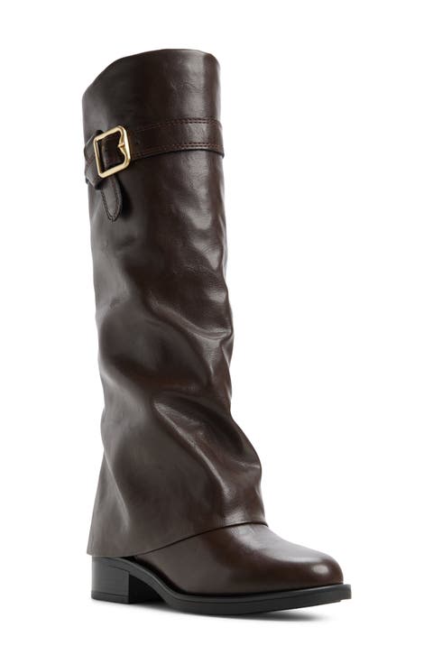 Eloewiel Faux Leather Knee High Boot