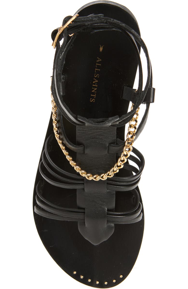 AllSaints Gelda Gladiator Sandal, Alternate, color,
