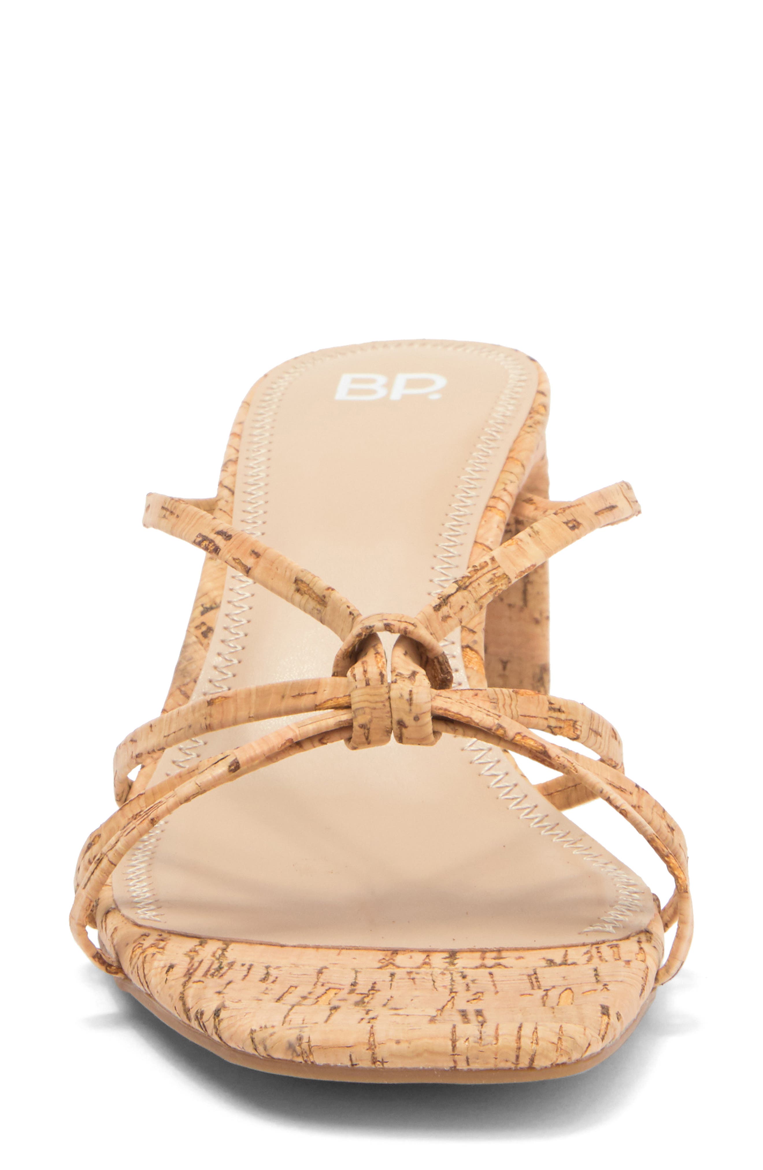 Karsyn Strappy Slide Sandal, Alternate, color, NATURAL CORK