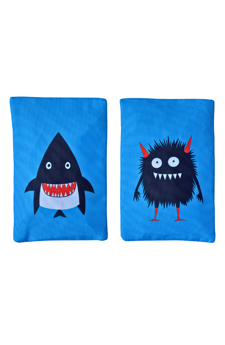 Yumbox No-Sweat Gel Ice Packs in Fabric Sleeve - 2 Pack, Alternate, color, Monster Shark